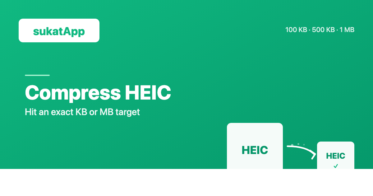 Compress HEIC