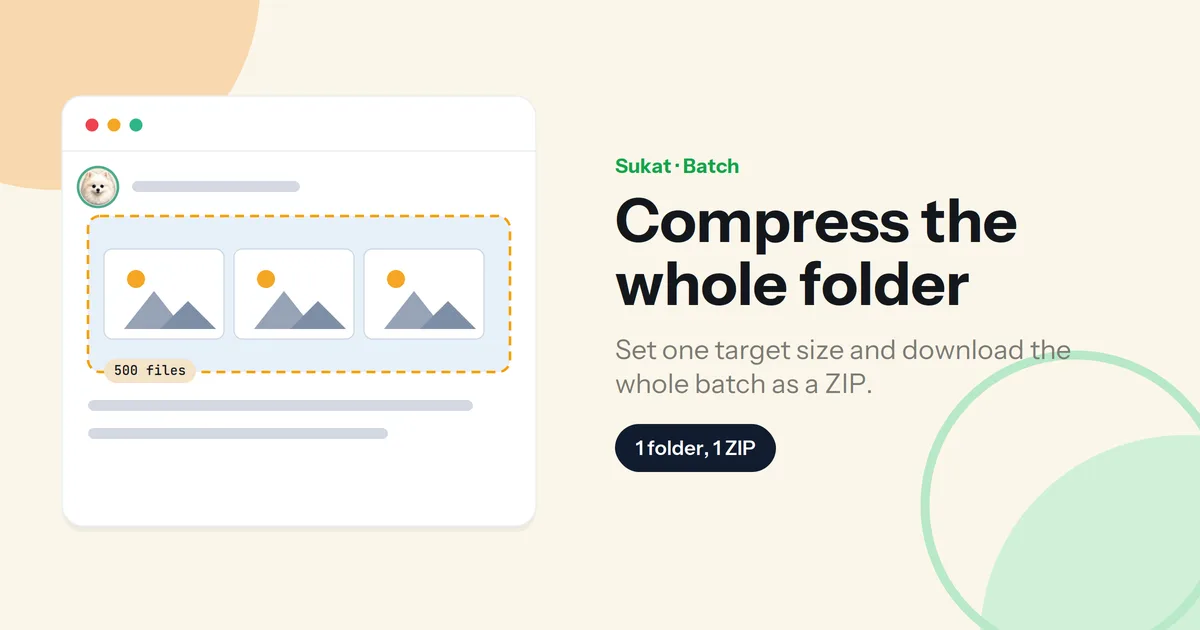 Compress Multiple Images at Once
