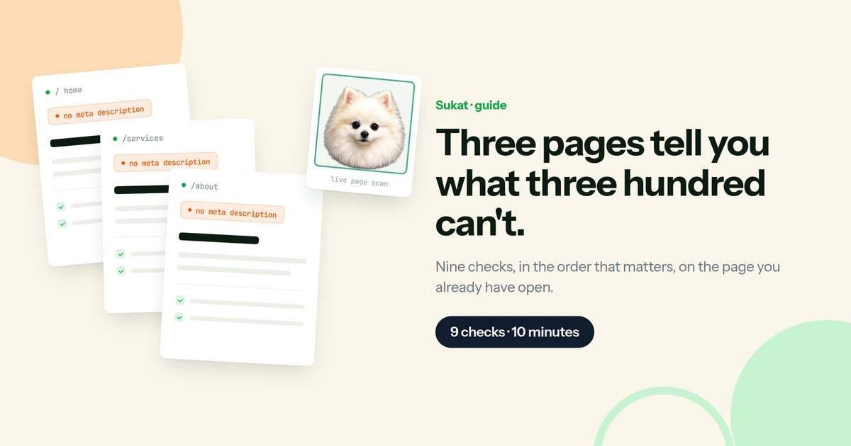 How to Audit Your Own Website in Ten Minutes