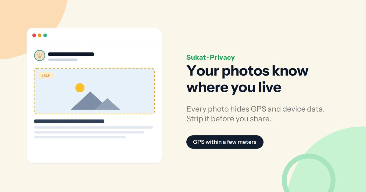 Remove EXIF Data Before Sharing